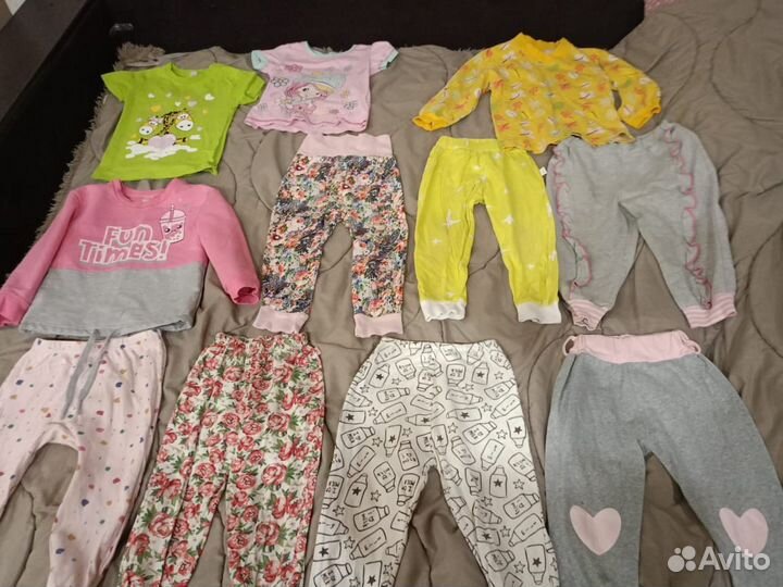 Вещи на девочку пакетом 80-92р