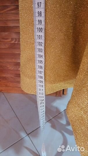 Золотистое платье 48рр