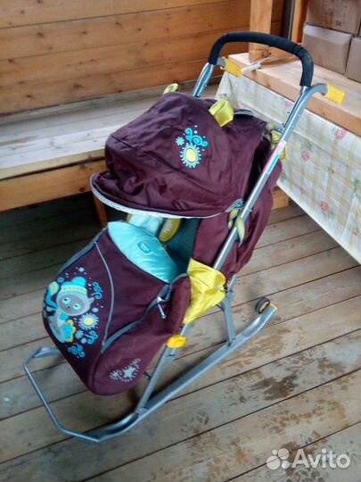 Коляска санки