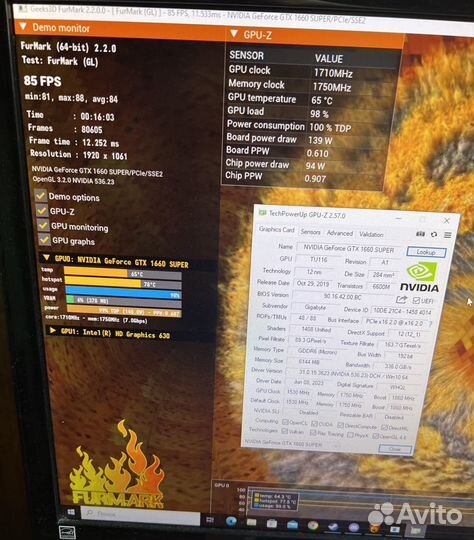 Видеокарта Gigabyte GTX 1660 Super