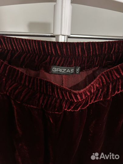 Grizas штаны из натурального бархата