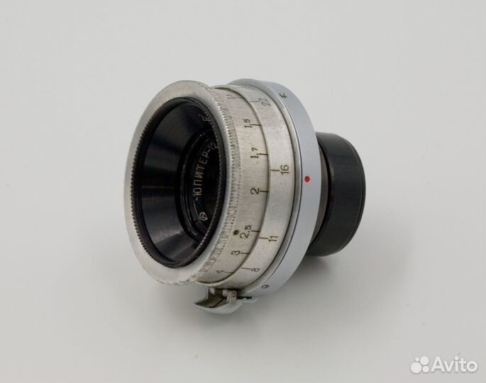 Объектив Юпитер-12 Contax-Киев красная 
