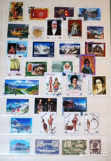 Марки Индии Непала Пакистана