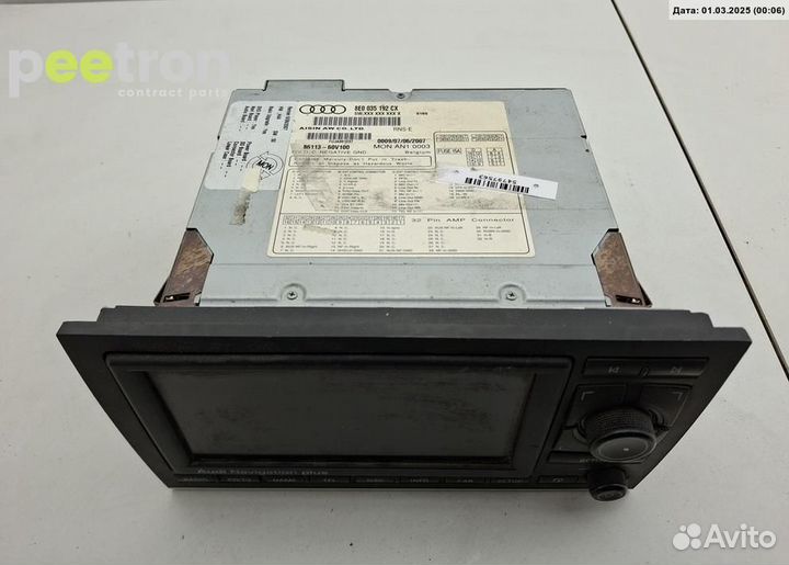 Б/У Б/У Аудиомагнитола RNS-E, закодирована(кода