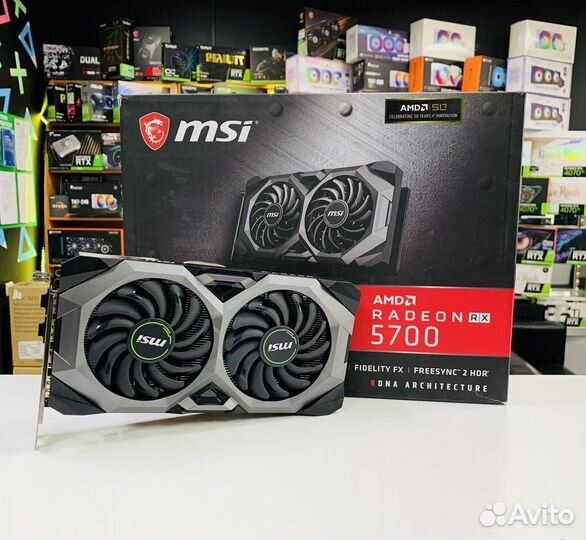 Видеокарта Msi Mech RX5700 8gb