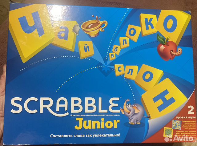Scrabble junior настольная игра