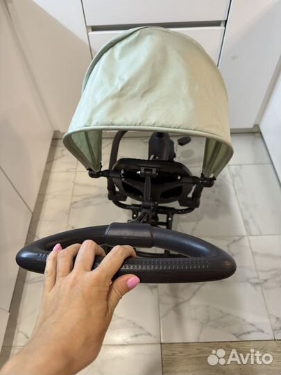 Велосипед - коляска с ручкой happy baby