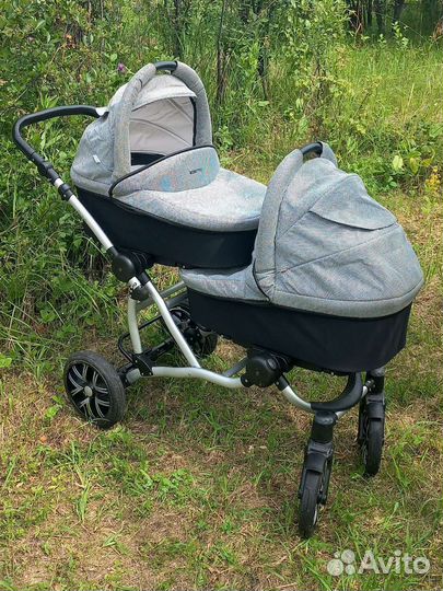 Коляска для двойни 3 в 1
