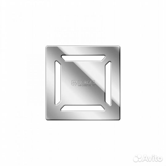 Душевой трап Berges Wasserhaus Zentrum Norma 100x