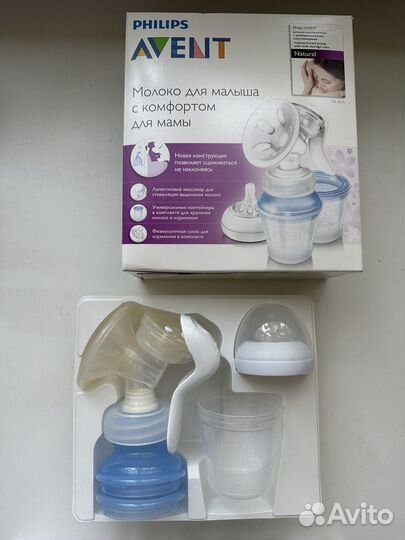 Молокоотсос philips avent + система хранения