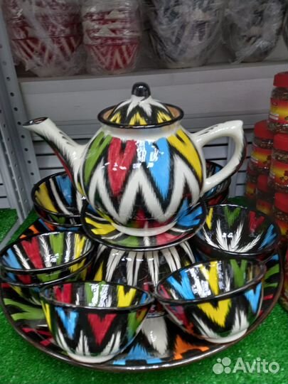 Чайный сервиз Узбекский ручная работа
