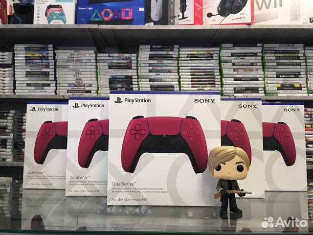 PS5 DualSense ReD + наушники Samsung Galaxy