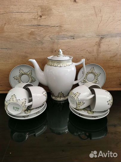 Сервиз кофейный форфоровый СССР