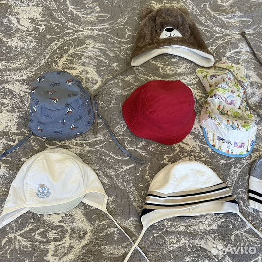 Шапочки детские разные