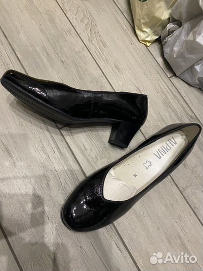 Туфли женские кожаные 38 размер