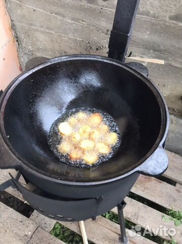 Казан чугунный 22 литра