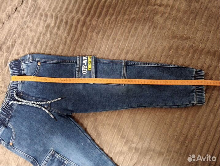 Джинсы утепленные