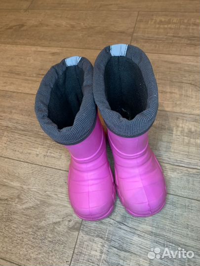 Резиновые сапоги nordman 28 29 для девочки