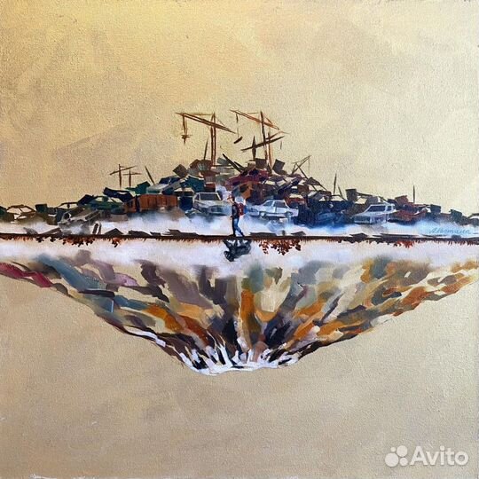 Картина маслом «Эволюция»