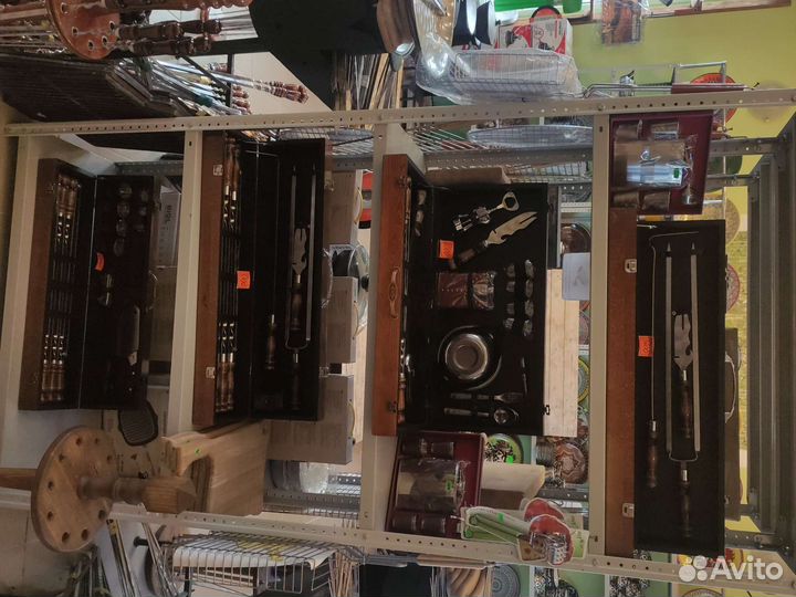 Набор для барбекю, набор шампуров подарочный набор