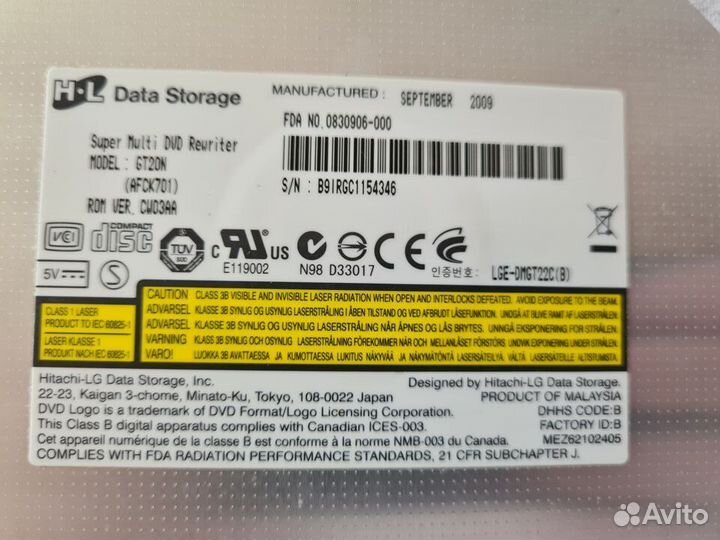 DVD CD привод для ноутбука