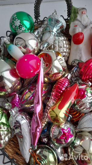 Новогодние игрушки СССР 40 шт