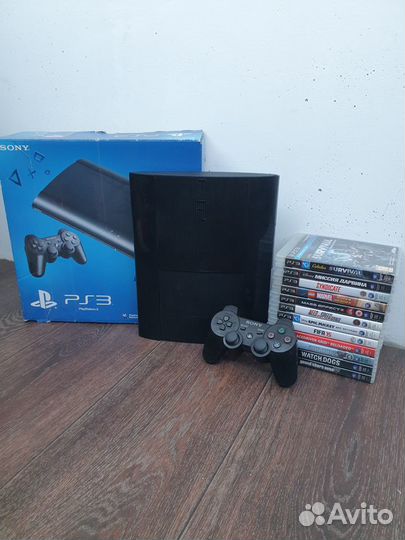 Sony Playstation 3 500GB + 100 игр, гарантия