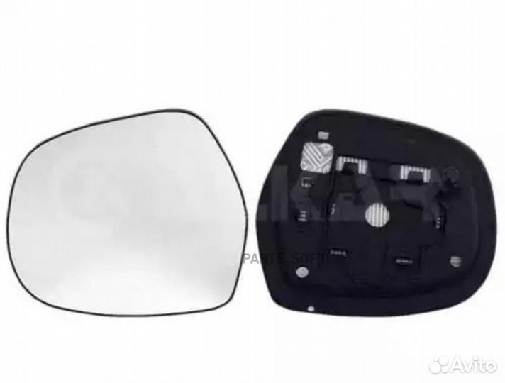 Alkar 6431037 6431037 стекло зеркала левое с кронш