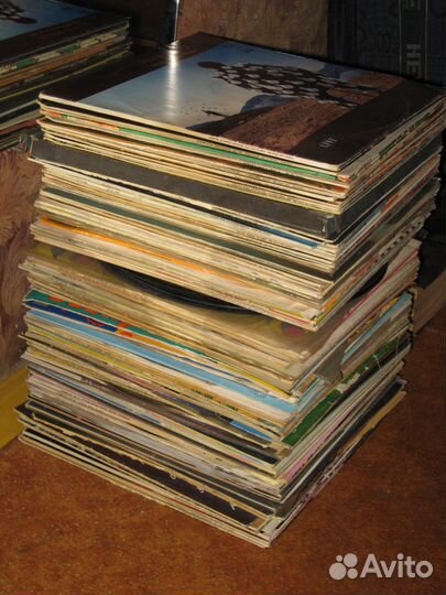 Виниловые пластинки 150 шт