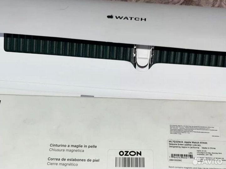 Apple watch l Sequoia Green Lather Link 38;40;41