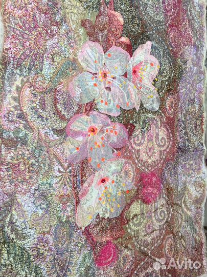 Картина нитками панно