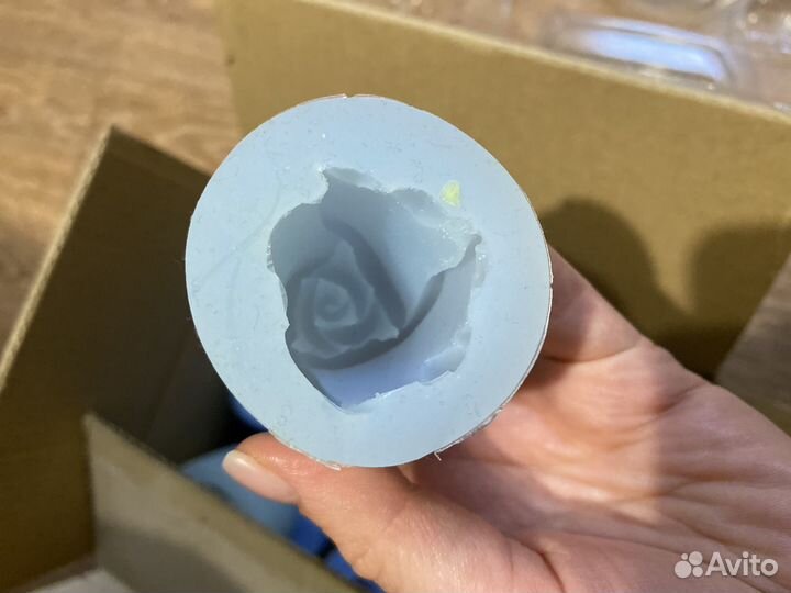 Формы для мыла силиконовые + пластик