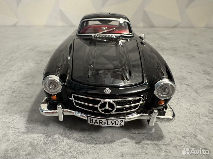 Модель Mercedes-Benz 300SL 1954 металл черный