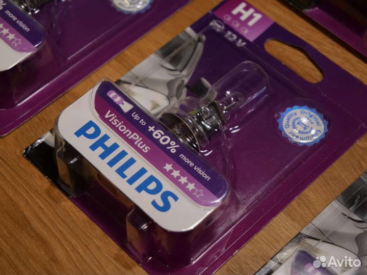 Новая лампа H1 Philips Vision Plus 3300K