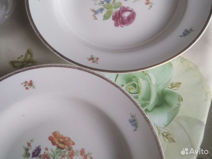 Тарелки суповые глубокие СССР Дулёво