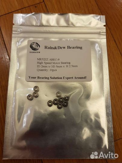 Подшипники для 1080ti GameRock -Rain&Dew 2х5х2,5мм