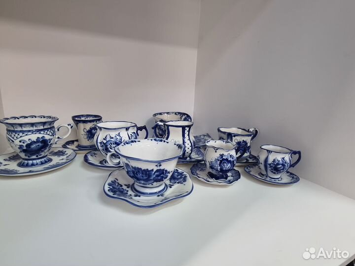 Чайные кофейные пары чашка с блюдцем