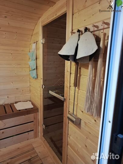 Баня-бочка 4м. Качество от производителя