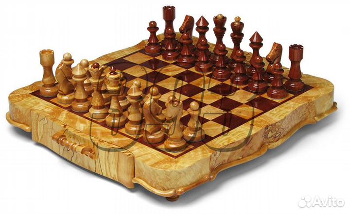 Шахматы Кардинал (берёзовый кап) (7549)