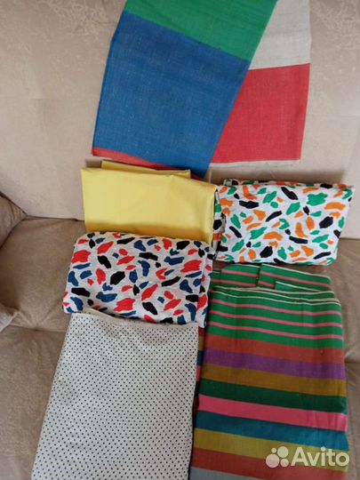 Ткань хб СССР тик, батист, жатка, лен