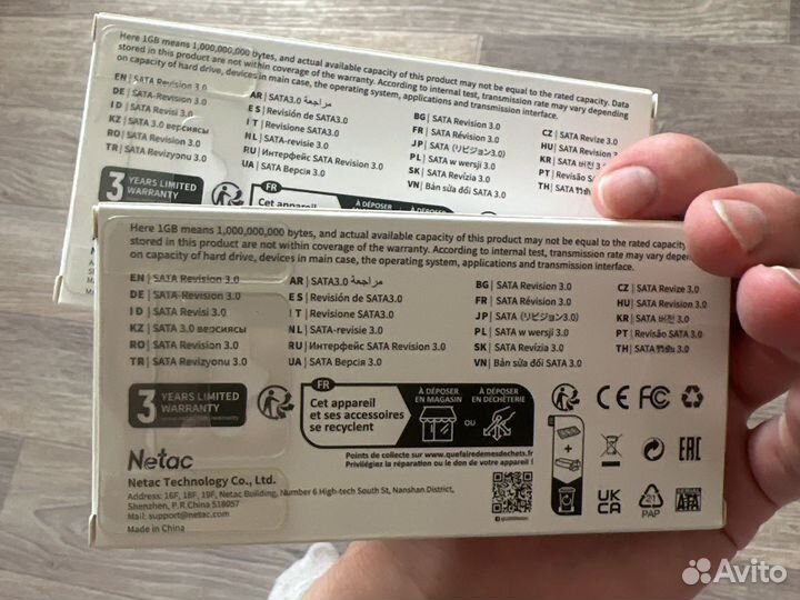 Новый Ssd Netac 256 gb N535N M.2