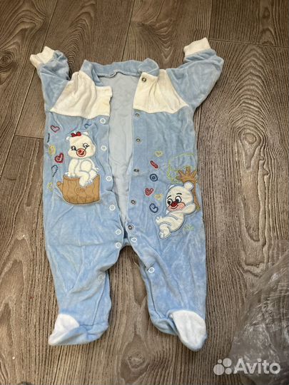 Детские вещи пакетом от 0 до года для мальчика