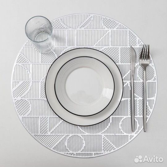 Набор салфеток сервировочных на стол Доляна «Бурле