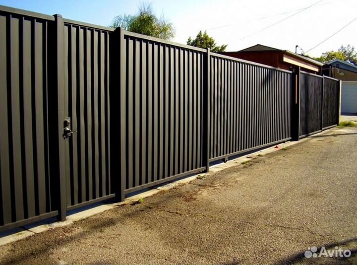 Забор из профлиста