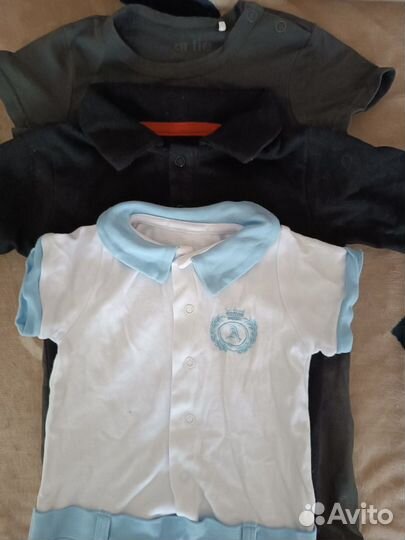 Вещи детские пакетом размер 12 мес