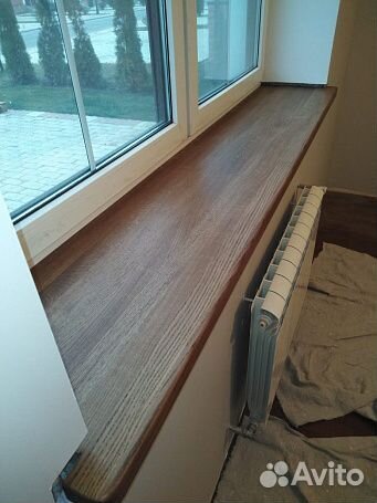 Подоконник из дерева 