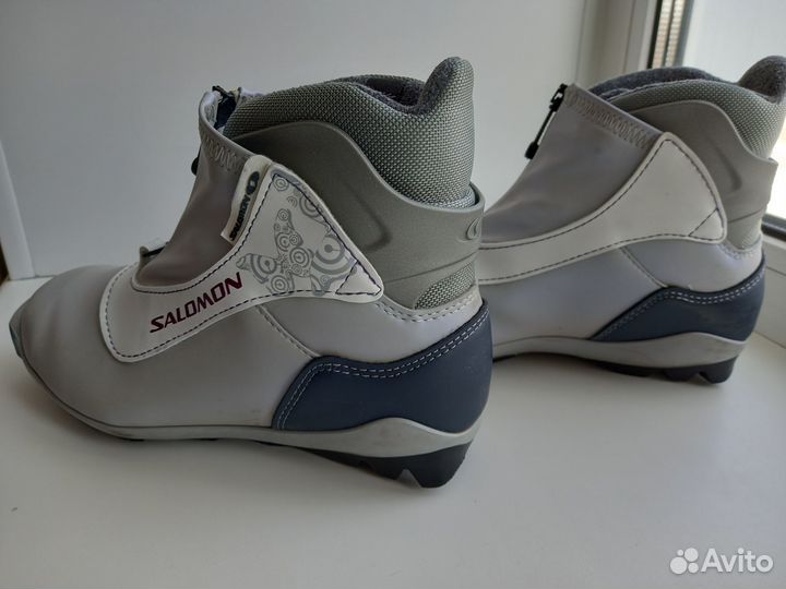 Ботинки беговые лыжные женские Salomon р.34