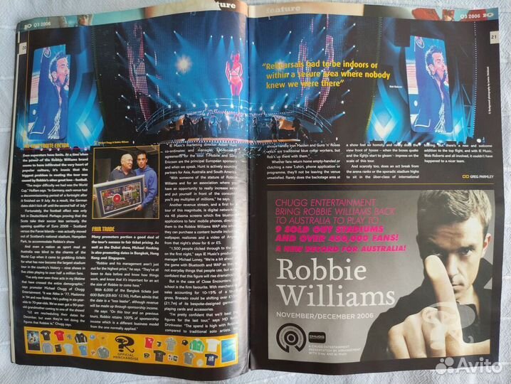 Журнал IQ №3 2006 Robbie Williams 24 страницы
