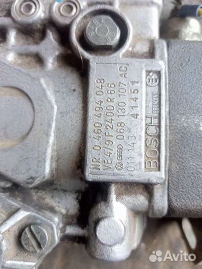 Тнвд на Volkswagen Golf 2 1,6