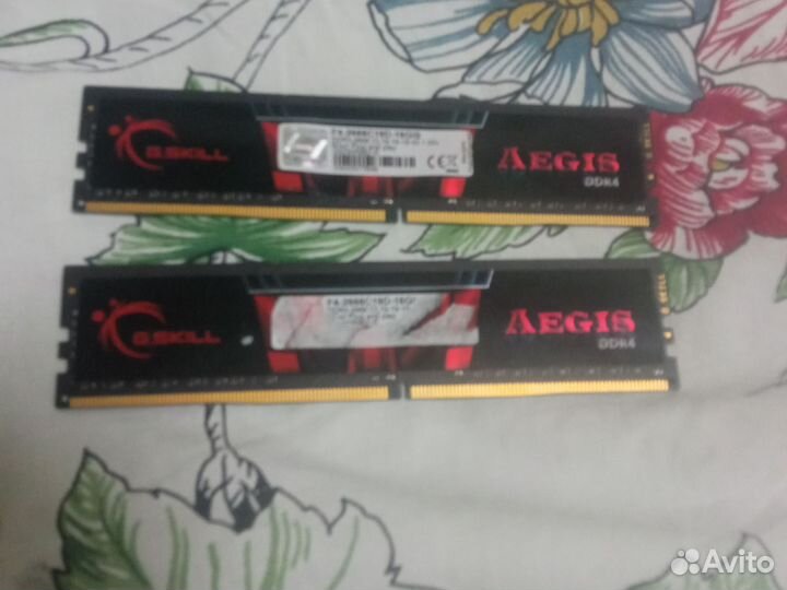 Оперативная память ddr4 Aegis G.skill 16 гб